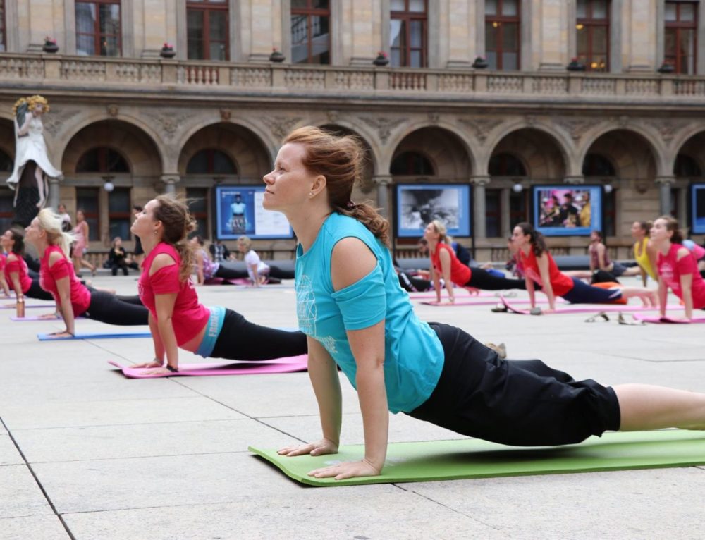 The Grand Yoga Performance in Prague 2018 - Yoga Federation of Europe