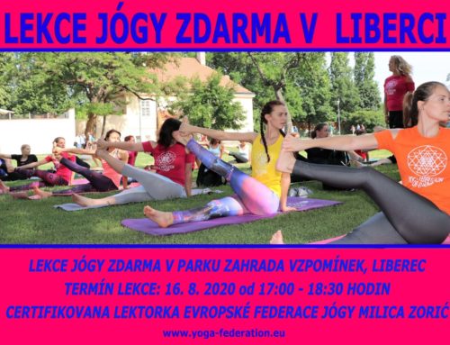 Lekce jógy zdarma v Liberci – Cvičte jógu s námi 2020